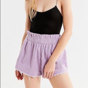 Urban Outfitters Lilac Corduroy Shorts